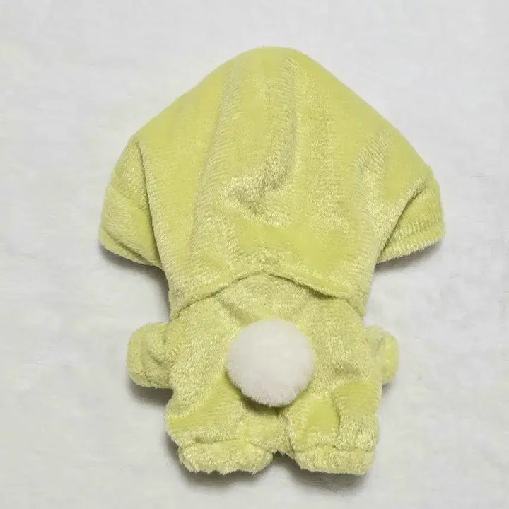 [BUNJANG] 10cm Doll Clothes Apple Bear Jumpsuit / 10cm 솜인형옷 사과곰 청사과 디엠에스돌 우주복