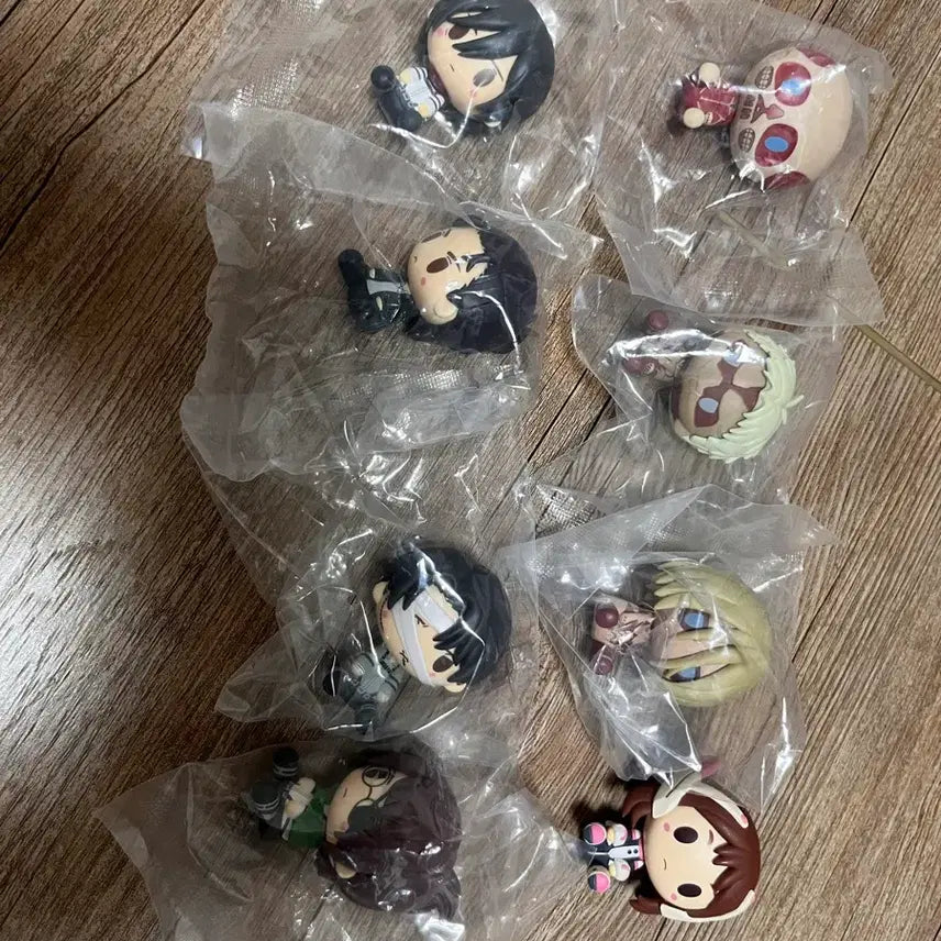 [BUNJANG] Attack on Titan &amp; Ochaco Chocoinu Plush Set / 진격거초코노코7종+우라라카초코노코
