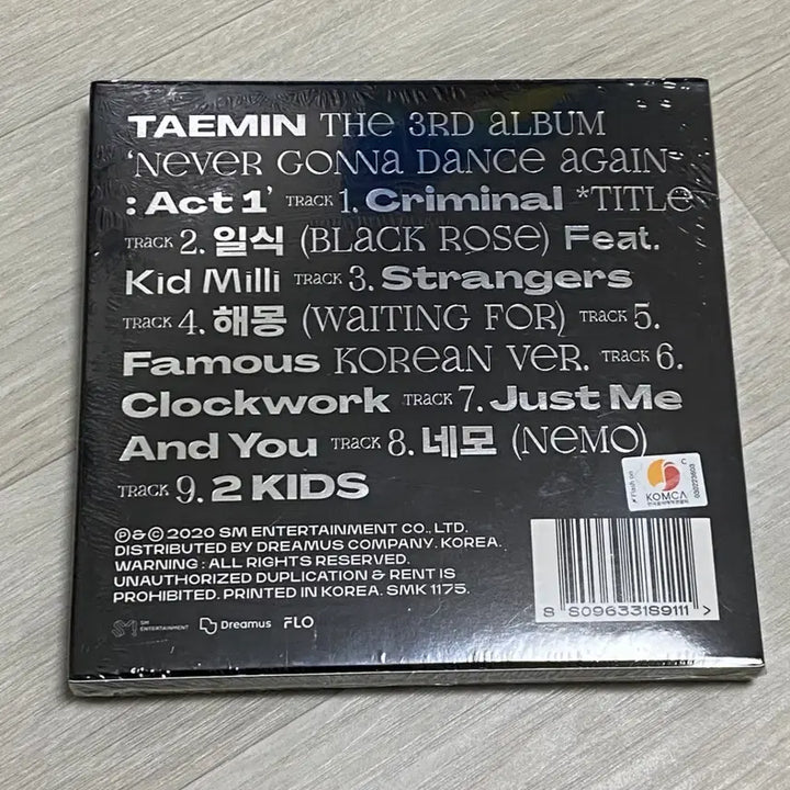 [BUNJANG] SHINee Taemin Act 1 Album (Sealed) / [미개봉]샤이니 태민 (TAEMIN)  Act 1 앨범 새상품