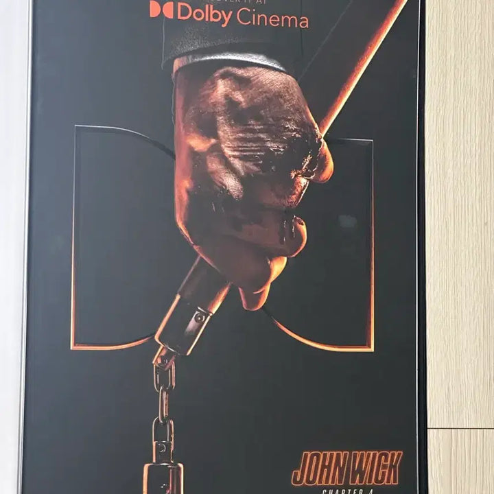 [BUNJANG] John Wick Dolby Cinema Poster (A3) / [초희귀한정판]영화 존윅 돌비 포스터(A3) JOHN WICK DOLB