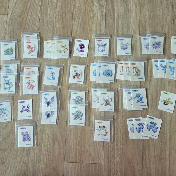 [BUNJANG] Pokemon Artwork Tteok-bok-i Stickers (30th Anniversary) / 포켓몬 아트워크 띠부씰 교환!