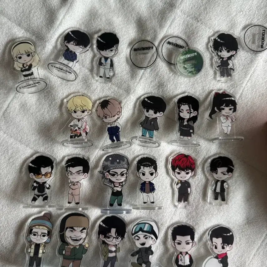 [BUNJANG] Lookism SD Acrylic Stand Bundle Set / 외지주 sd 아크릴 스탠드 팝니다