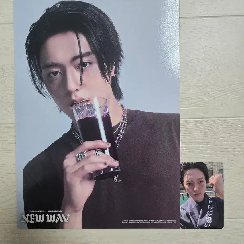 [BUNJANG] TREASURE YG SELECT Exclusive Poster + Photocard Haruto / 트레저 와이지 셀렉트 독점 포스터+포카 하루토