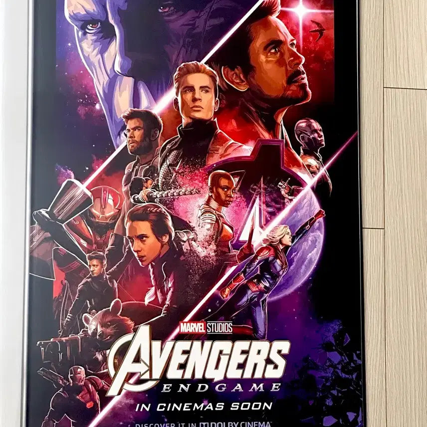 [BUNJANG] Marvel Avengers Endgame Dolby Cinema A3 Poster (Limited Edition) / [2019초희귀한정판]영화 마블 어벤져스 엔드게임 돌비 포스터(A3)