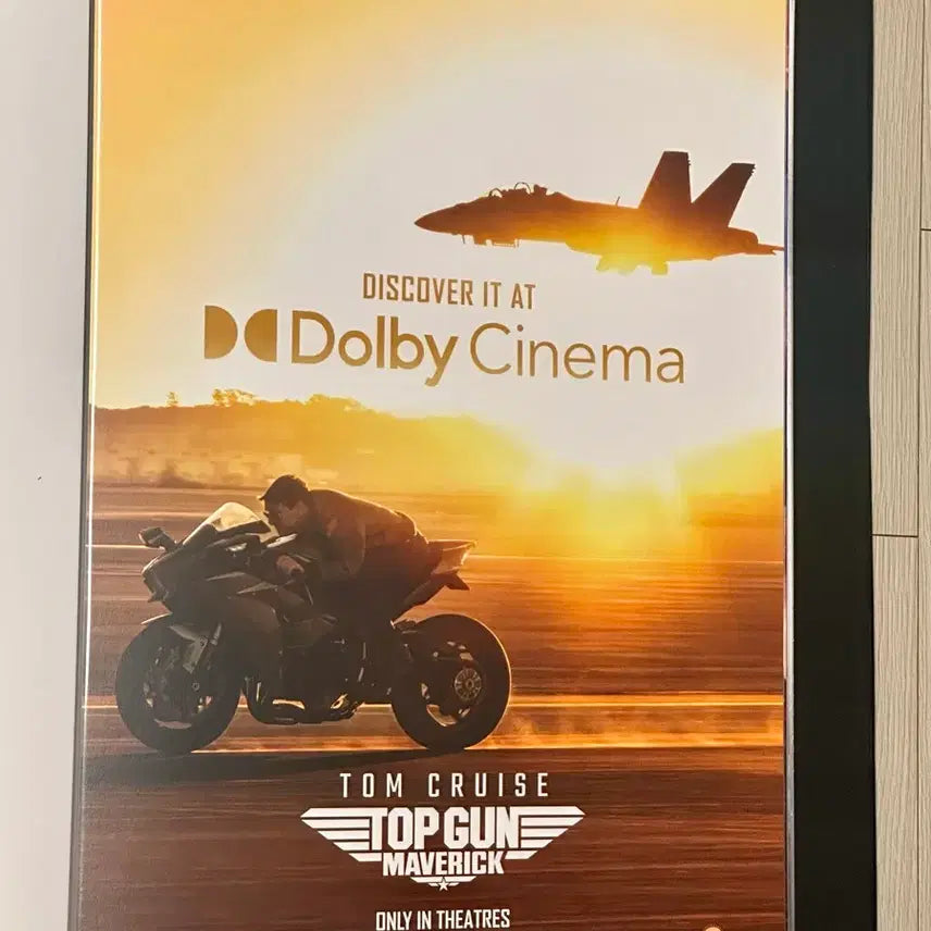 [BUNJANG] Top Gun Maverick Dolby Cinema Original Release Poster (A3) / [초희귀한장판]영화 탑건 매버릭 돌비시네마 원개봉 포스터(A3)