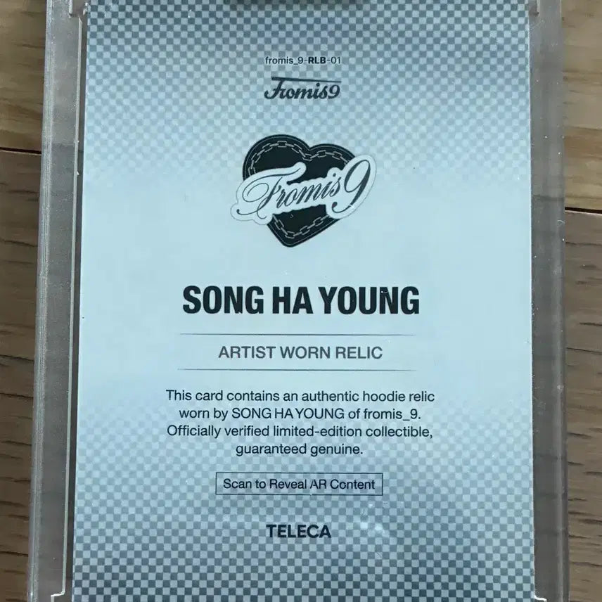 [BUNJANG] fromis_9 Song Hayoung Terruca Relic Hoodie / 프로미스나인 테레카 송하영 렐릭 후디