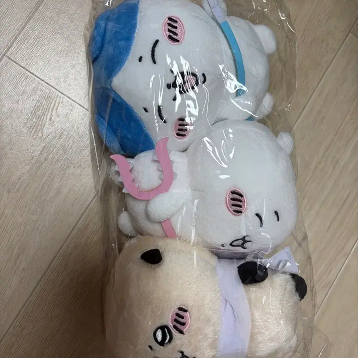 [BUNJANG] Chiikawa Hachiware Racoo Torber Plush Set / 치이카와 하치와레 랏코 토벌 누이