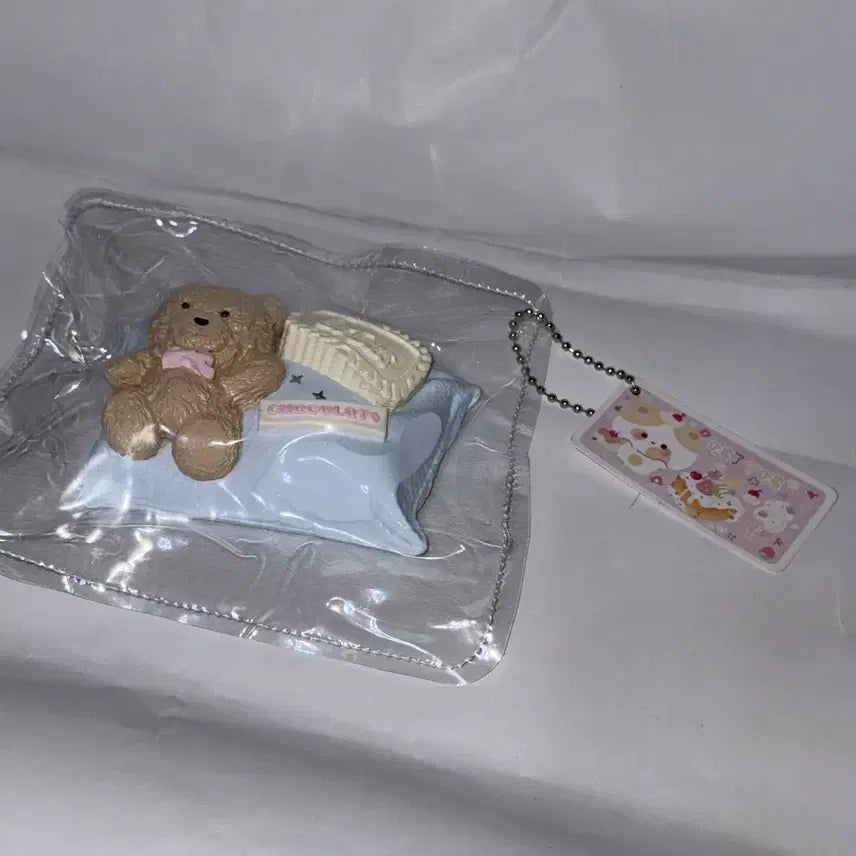 [BUNJANG] Pink Ribbon Bear Plush Pillow / 곰돌이 베개 말랑이