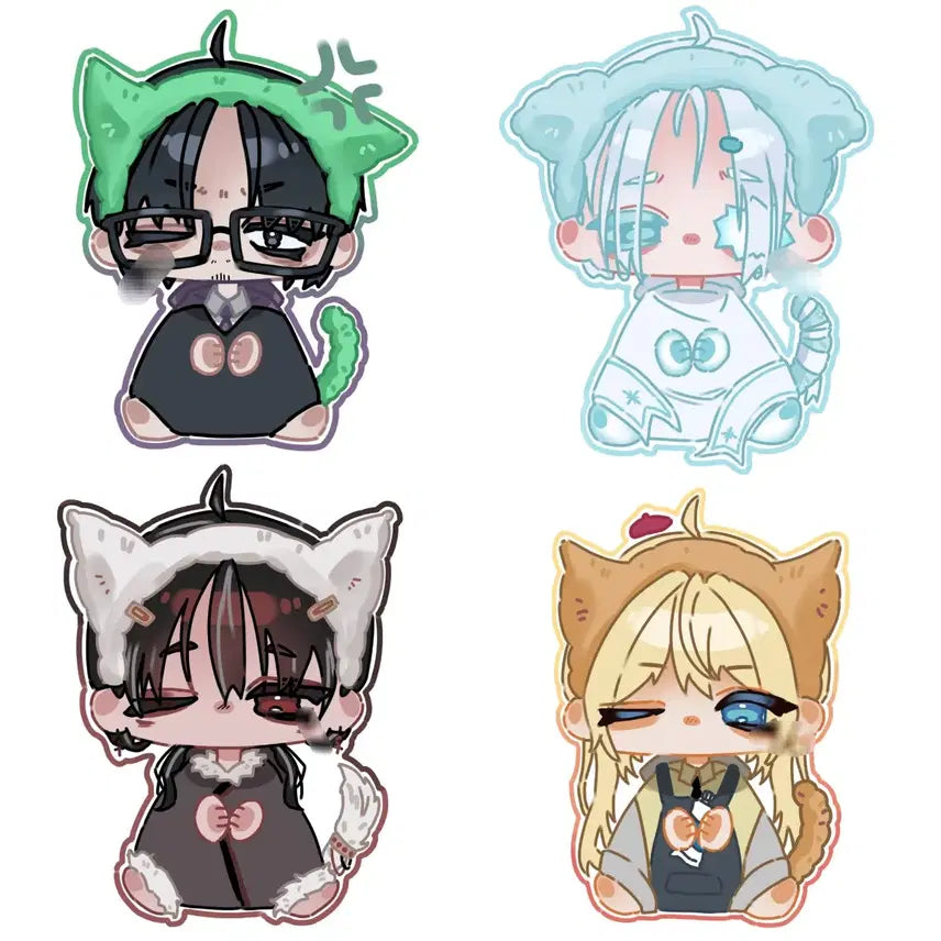 [BUNJANG] Chibi Cat Custom Illustration Commission / 꼬마 고양이 (고정틀) 커미션
