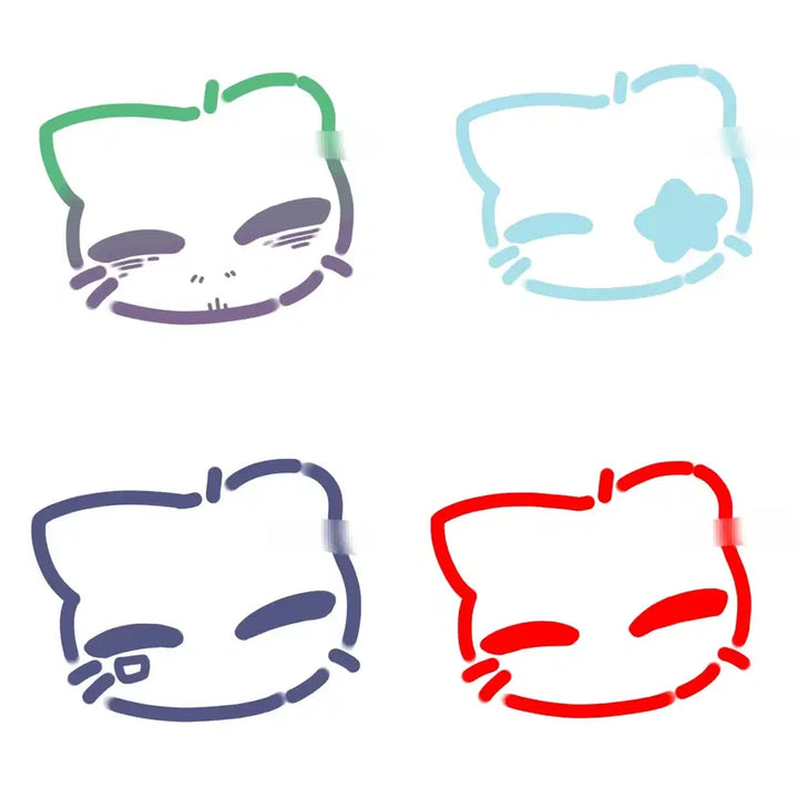 [BUNJANG] Chibi Cat Custom Illustration Commission / 꼬마 고양이 (고정틀) 커미션