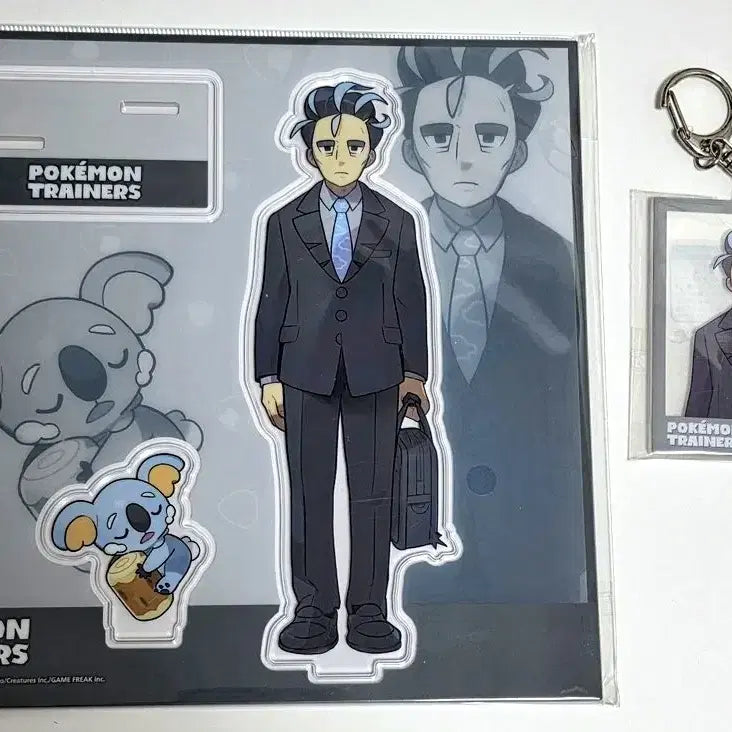 [BUNJANG] Pokemon "Cheongmok" Acrylic Stand &amp; Keyring Bundle Set / 일괄)포켓몬스터 포켓몬 굿즈 청목 아크릴 스탠드 키링