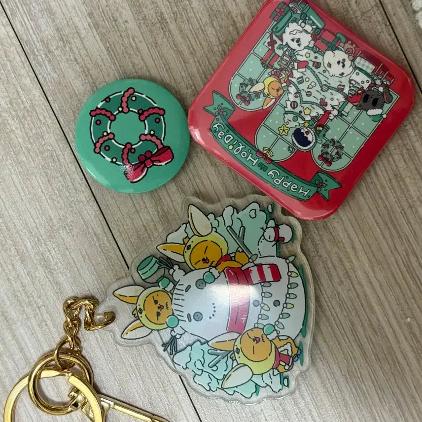 [BUNJANG] TXT Yeonjun Gadaejeon Hwangchun Keyring &amp; Badge Set / 오늘 하루만 ) 투바투 연준 가대전 황춘 키링 양도