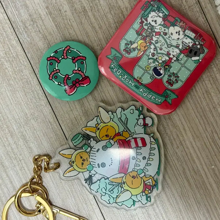 [BUNJANG] TXT Yeonjun Gadaejeon Hwangchun Keyring &amp; Badge Set / 오늘 하루만 ) 투바투 연준 가대전 황춘 키링 양도