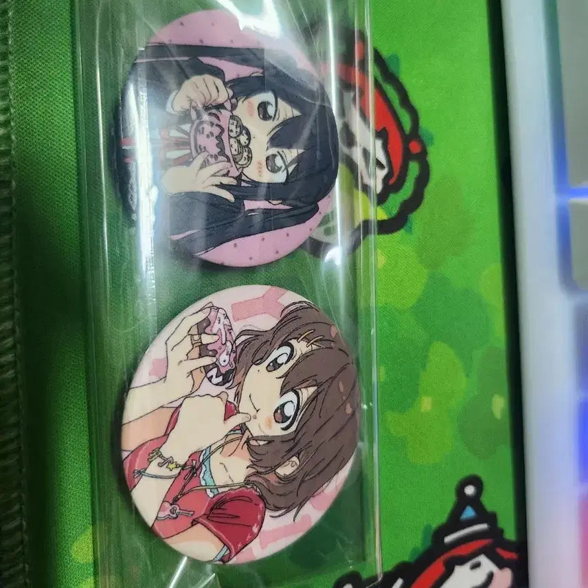 [BUNJANG] K-ON! Unofficial Fan-made Sticker &amp; Pin Badge Set / 케이온 ㅇㅍ님 비공굿 2차굿 판매