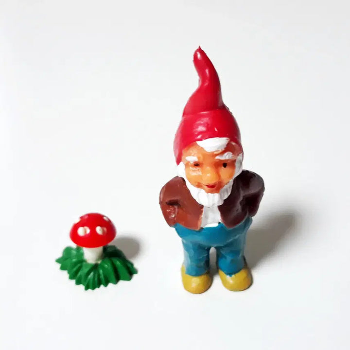 [BUNJANG] German Gnome Elfs Miniature Figures Set (8 pcs) / 독일 Gnome Elfs 빈티지 미니어처 / 약 5cm