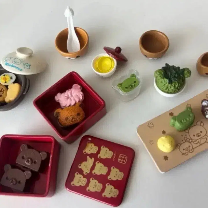 [BUNJANG] Rilakkuma Miniature Food Set Bundle / 리락쿠마 미니어처 음식 세트 일괄 판매