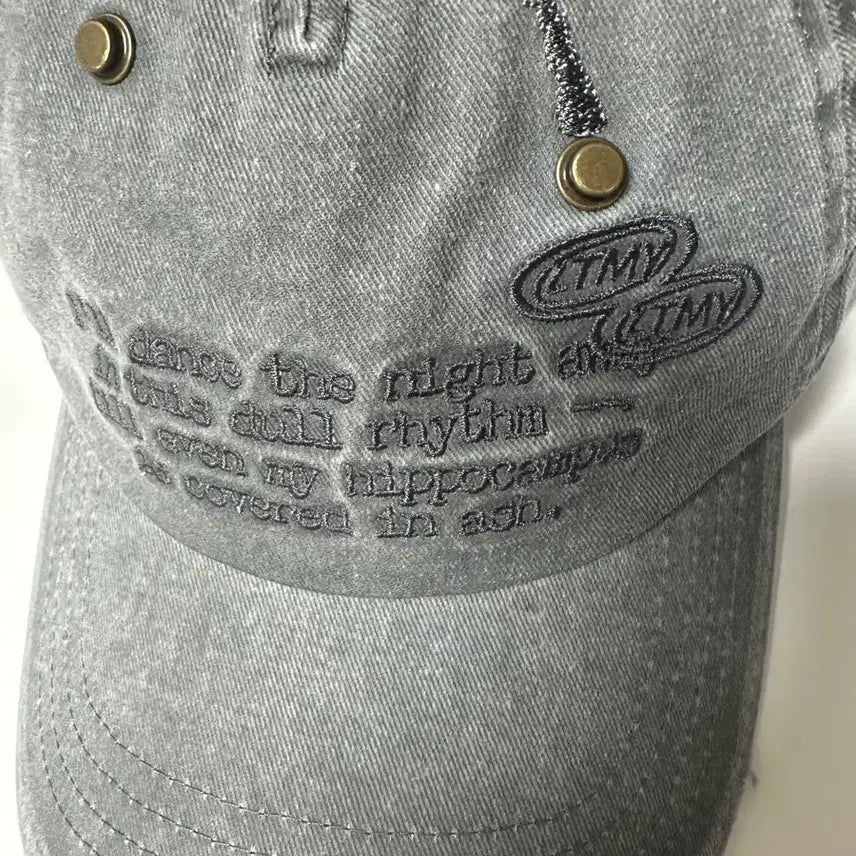 [BUNJANG] Zutto Mayo Zombie Club Denim Cap Hat / 즛토마요 팝업 좀비클럽 데님 캡모자 판매합니다