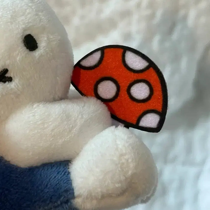 [BUNJANG] Miffy Mushroom Costume Plush Keychain / 택0,새상품) 미피 버섯 코스튬 인형 키링