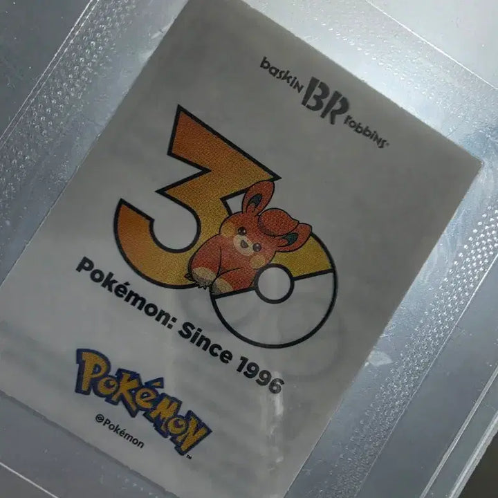 [BUNJANG] Baskin Robbins Pokemon 30th Anniversary Sticker Set / 배라 포켓몬 30주년 기념 스티커 6종