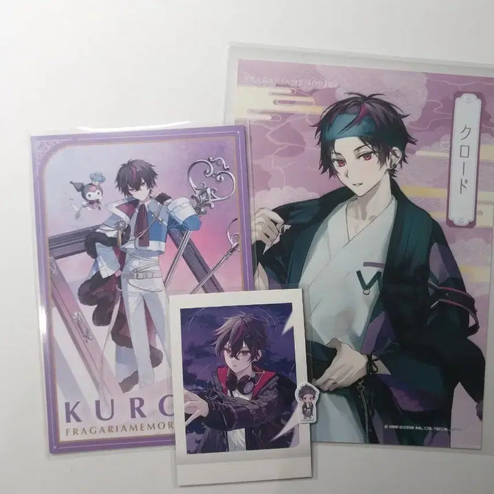 [BUNJANG] Fragaria Memories Kurod 2nd Anniversary Postcard &amp; Gekurakutang Poster Pascha Set / 프라가리아메모리즈 프라메모 쿠로드 2주년 엽서 극락탕 포스터 파샤