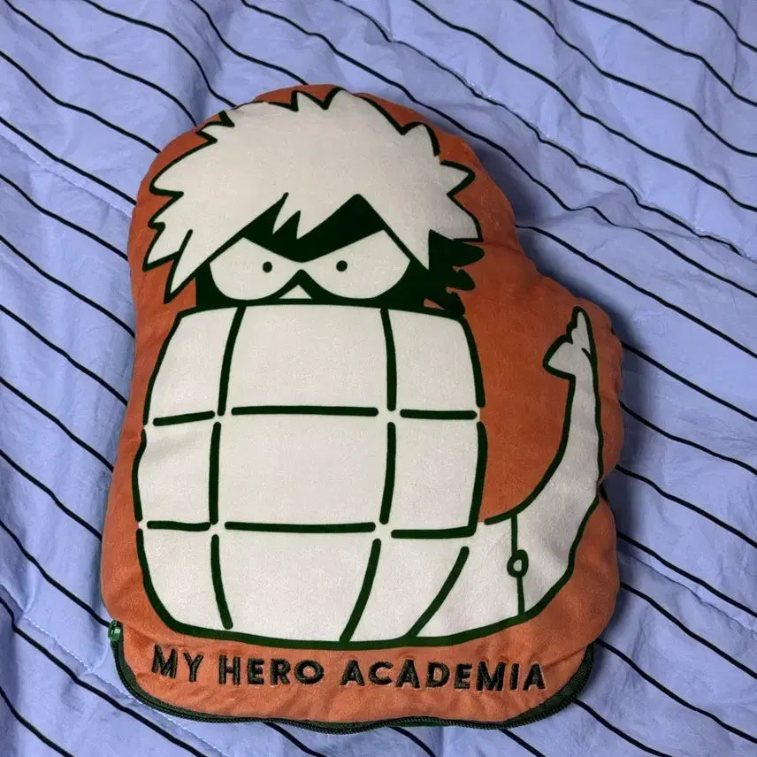 [BUNJANG] My Hero Academia Bakugo Dynamight Cushion Blanket / 나히아 히로아카 원화전 바쿠고 다이나마 쿠션 담요