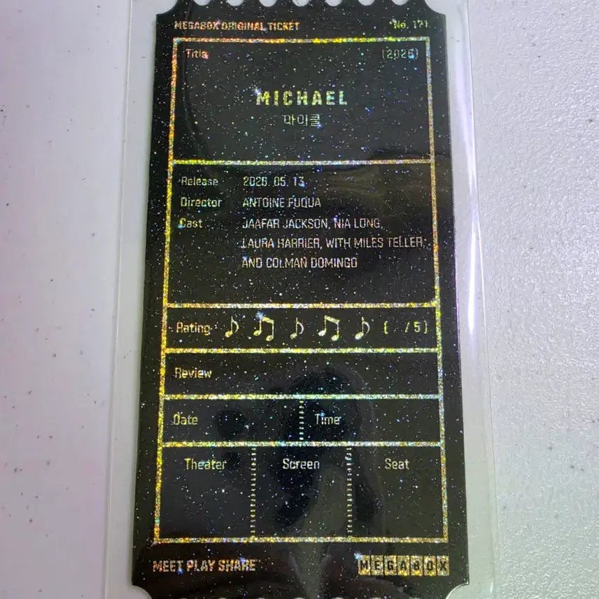 [BUNJANG] Megabox Original Ticket Michael / 메가박스 오리지널 티켓 <마이클>