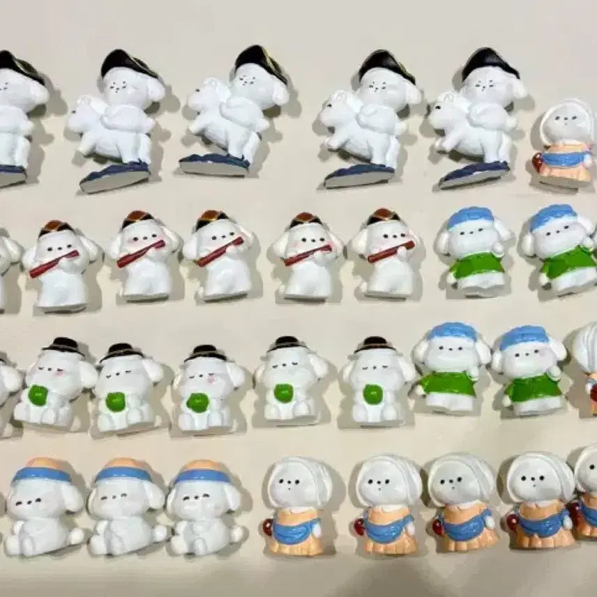 [BUNJANG] Dog Style Mini Figurines Bundle Set / 강아지 스타일 미니 피규어(일괄)