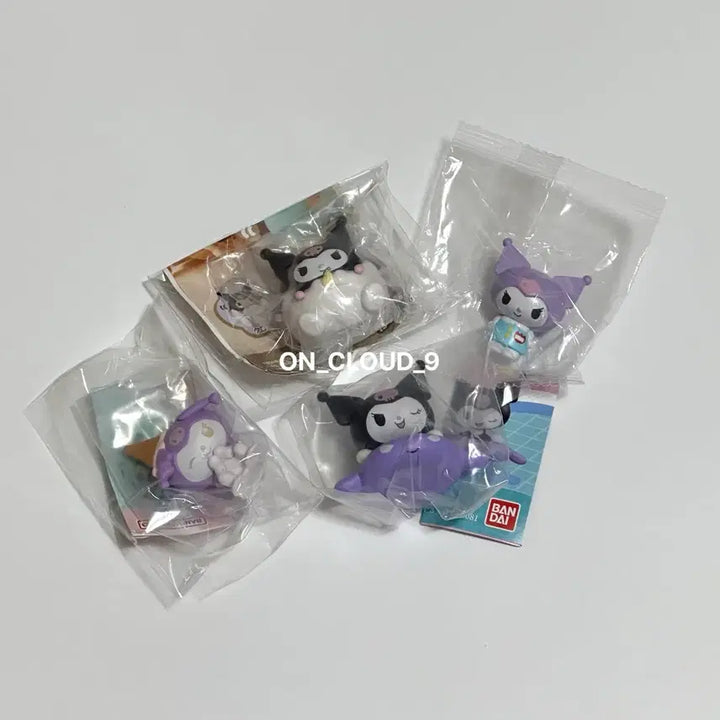 [BUNJANG] Sanrio Kuromi Gacha Figure 4-Piece Bundle Set / (일괄) 산리오 쿠로미 가챠 피규어 4종 세트