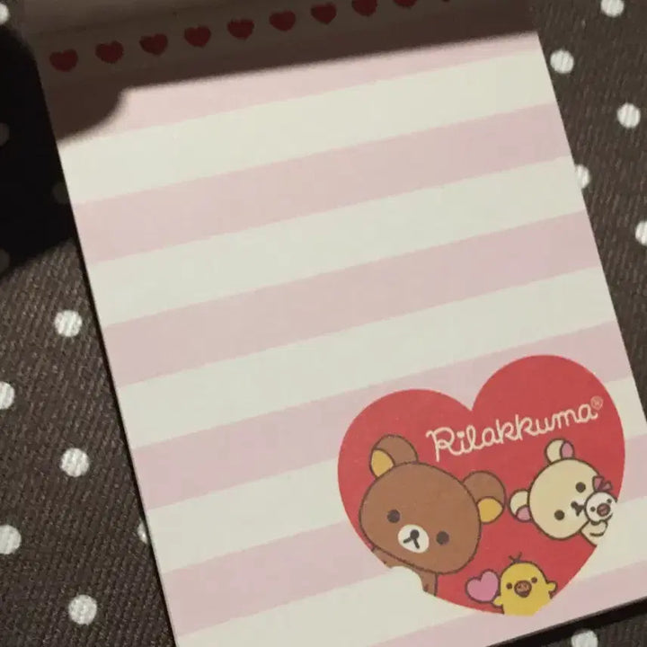 [BUNJANG] Rilakkuma Classic Memo Pad / 새상품) 고전 문구 리락쿠마 메모패드