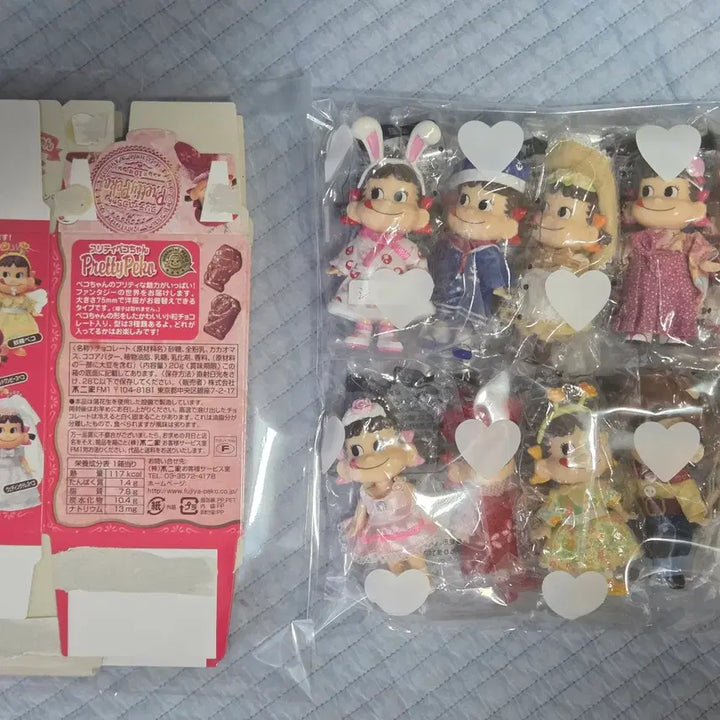 [BUNJANG] Fujiya Pekochan Pretty Peko Figure Keychain Set (10 Types) / [새상품][레어템][시크릿 2종 포함 10종 세트] 페코 프리티  피규어