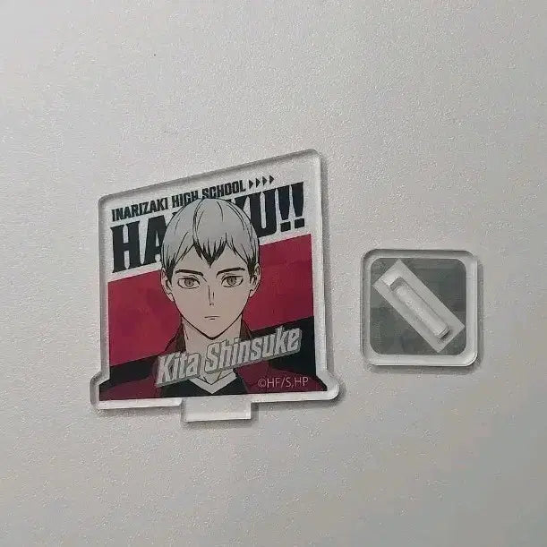 [BUNJANG] Haikyuu!! Shinsuke Kita Mini Acrylic Stand &amp; Atsumu Unofficial Sticker Set / 하이큐 키타 신스케 미니 아크릴 스탠드 아츠무 비공굿 스티커