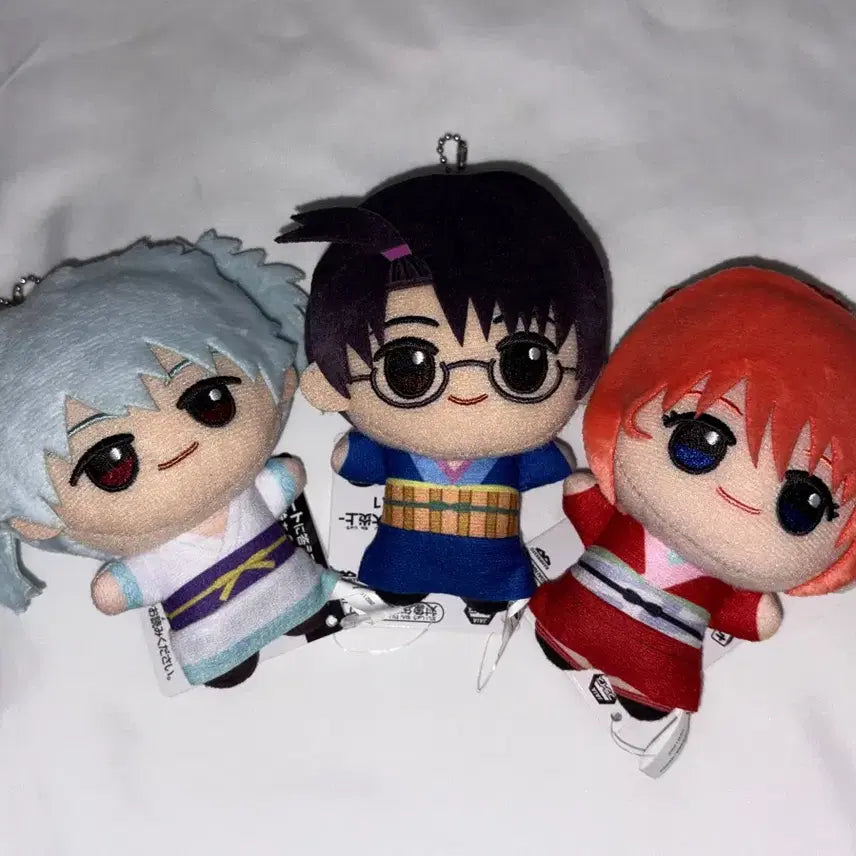 [BUNJANG] Gintama Yoshiwara Fiery Great Eruption Chibi Plush Set (Gintoki, Shinpachi, Kagura) / 은혼 요시와라 대염상 치비구루미 긴토키 , 신파치 , 카구라 3종 일괄