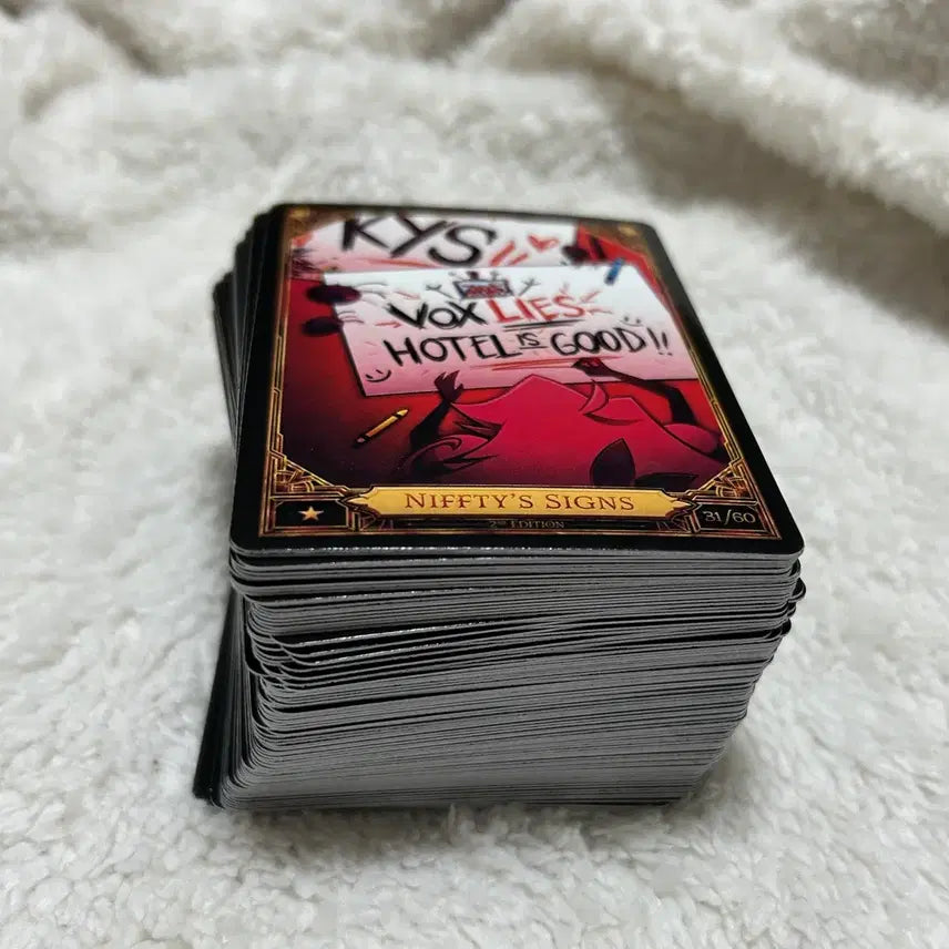 [BUNJANG] Has Been Hotel Trading Card Bundle Set / 해즈빈호텔 트레이딩카드 100장 일괄