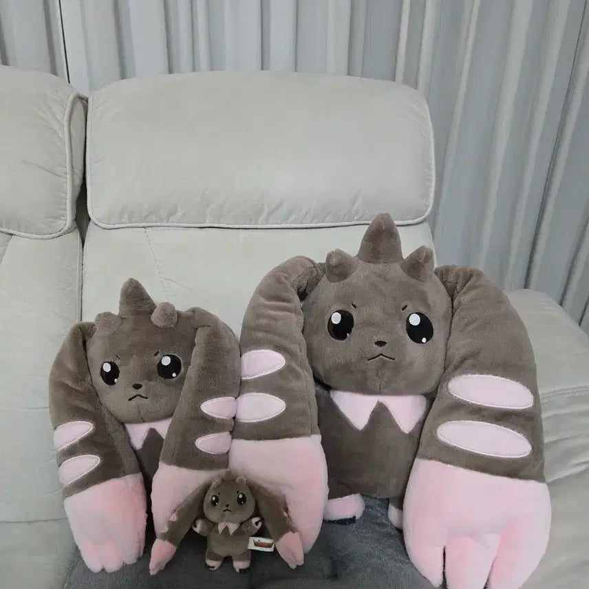 [BUNJANG] Digimon Lopmon Large, Medium, Small Plush Set / 택포/일괄]디지몬 로프몬 대형 중형 소형 인형 판매 합니다
