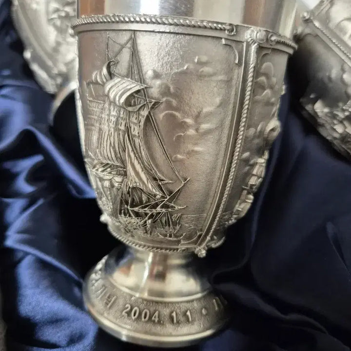[BUNJANG] Pewter Cup Set (4 Pieces) / 주석잔
