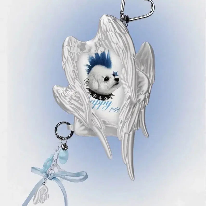 [BUNJANG] YANZHUJI Wing Piercing Photocard Holder White / YANZHUJI 포카홀더 날개 피어싱 포카홀더