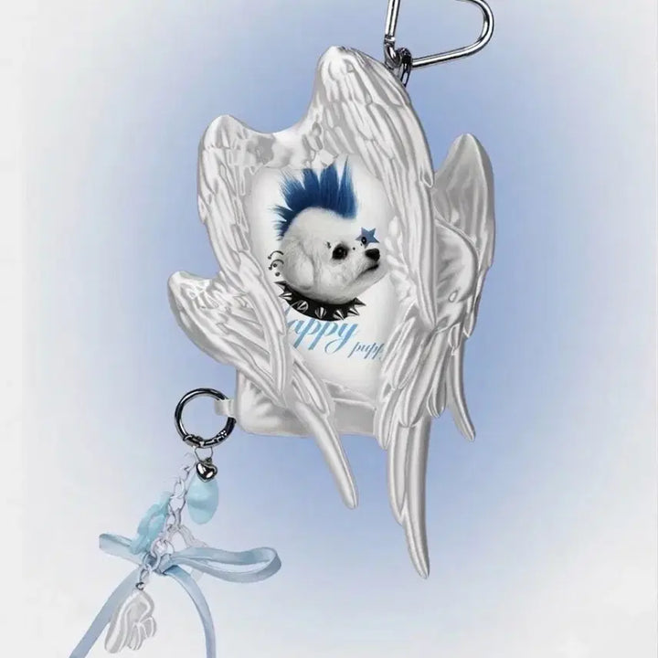 [BUNJANG] YANZHUJI Wing Piercing Photocard Holder White / YANZHUJI 포카홀더 날개 피어싱 포카홀더