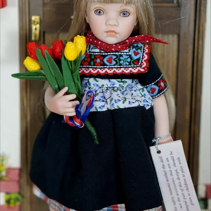 [BUNJANG] Polinet Bisque Doll "Rezelete" 8-inch with Tulip Accessories / 폴리넷.폴린돌.비스크돌.비스크인형.도자기인형