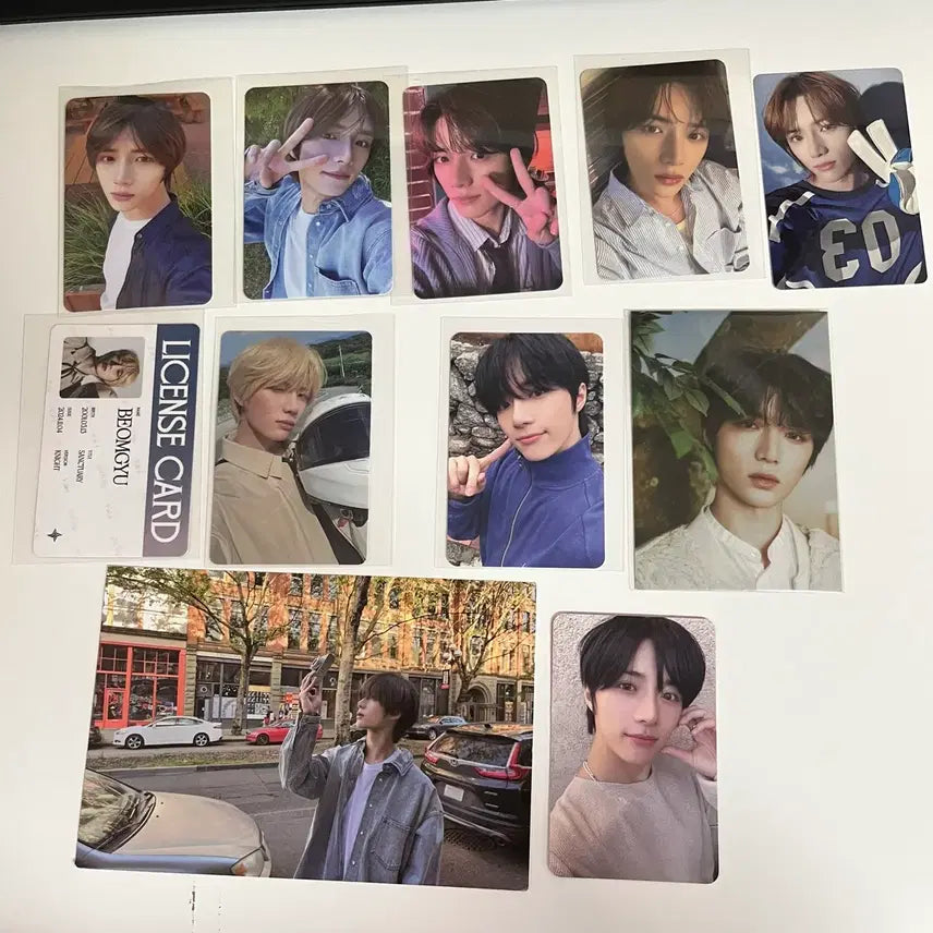 [BUNJANG] TXT Beomgyu Photocard &amp; POB Bundle Set / 투바투 범규 포토카드 , 포카 특전 일괄양도