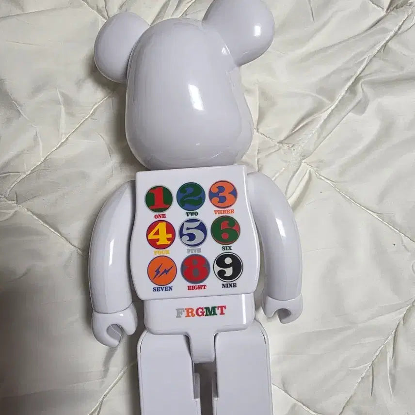 [BUNJANG] Bearbrick Fragment FRGMT Number Edition White 400% &amp; 100% Set / 베어브릭 프라그먼트 FRGMT 숫자 에디션 화이트 400,100 입니다