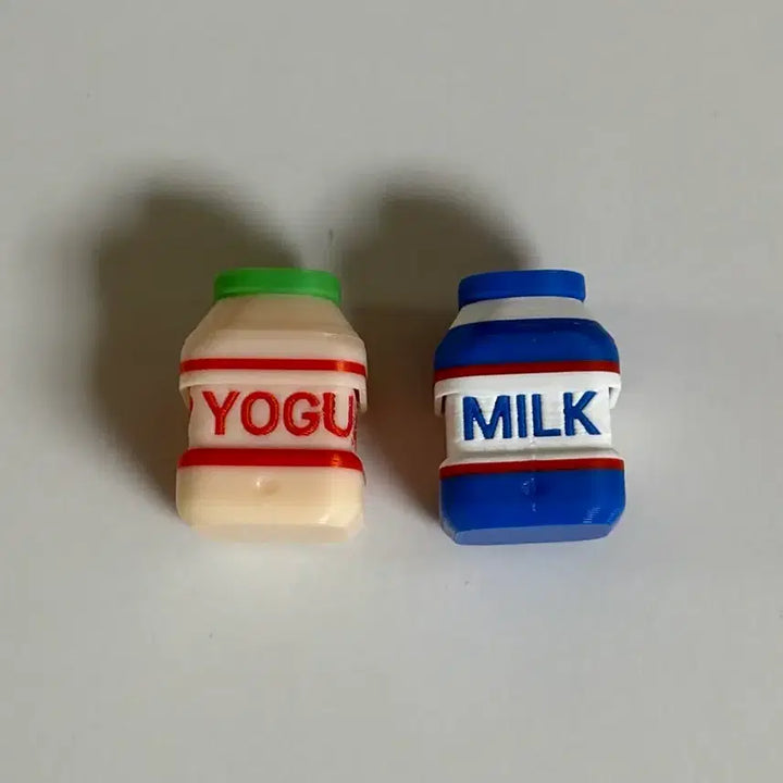 [BUNJANG] 9-Grid Keycap Set (Yogurt &amp; Milk) / 9구 키링 키캡 + 요구르트,우유 키캡