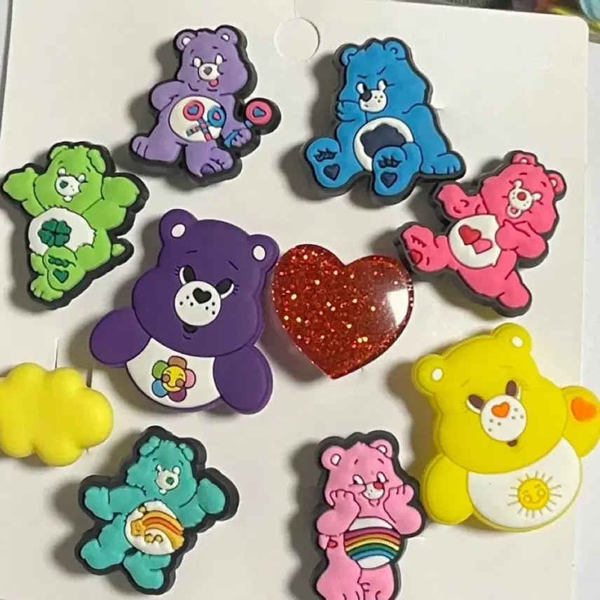 [BUNJANG] Care Bears Jibbitz Set / 케어베어 지비츠 세트