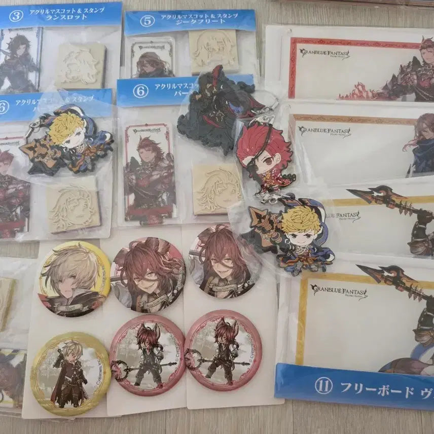 [BUNJANG] Granblue Fantasy 4th Knights Merchandise Bundle / 그랑블루 판타지 4기사 위주 굿즈 판매