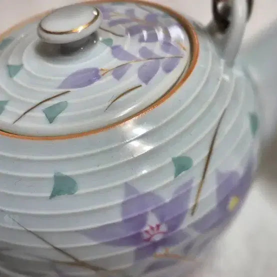 [BUNJANG] Vintage Tea Set with Teapot and 5 Cups / 빈티지 티 팟세트
