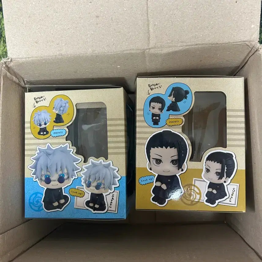 [BUNJANG] Jujutsu Kaisen Gojo &amp; Geto Look Up Figure Bundle Set (Box Included) / 회옥절 고전 게토 고죠 룩업 판매 (박스O)