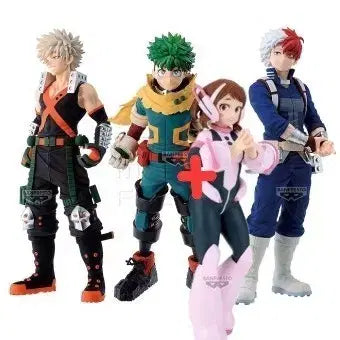 [BUNJANG] Banpresto My Hero Academia Characters Bundle Set / 미개봉))반프레스토 미도리야,바쿠고,토도로키 글앤글 우라라카 피규어 일괄