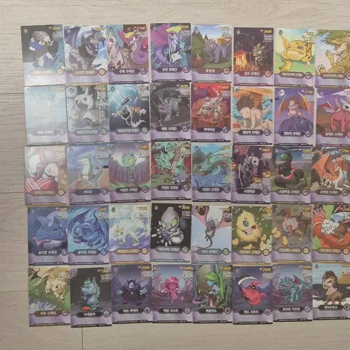 [BUNJANG] Dragon Village Series 3 Complete Set (63 Cards) / 드래곤빌리지 3탄 카드 63종 일괄