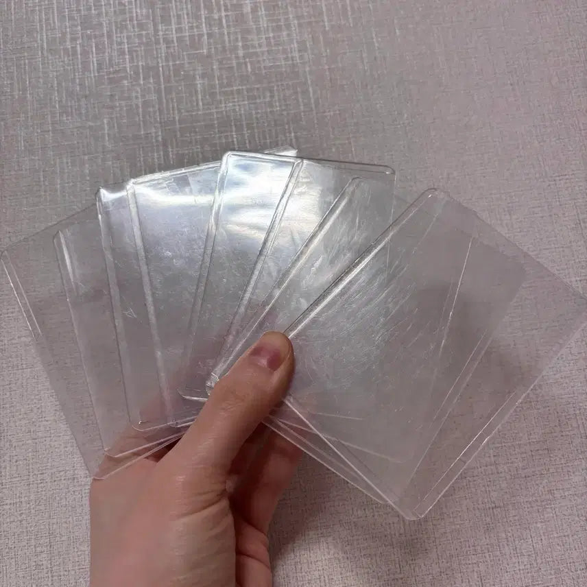 [BUNJANG] Photocard Sleeves Set (8 Pieces) / 투명 포토카드 슬리브 8개 세트