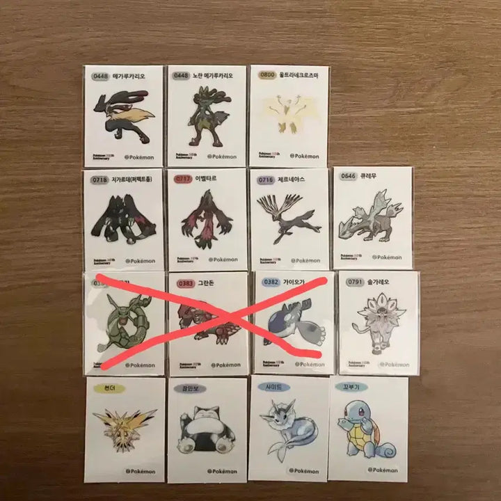[BUNJANG] Pokemon Stickers Season 5 / 포켓몬 띠부씰 시즌5