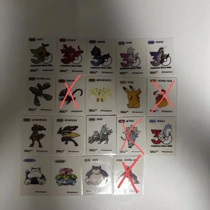 [BUNJANG] Pokemon Sticker Season 5 / 포켓몬 띠부씰 시즌5
